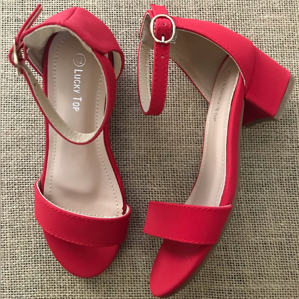 Soda Special Occasion Event Little Girl Red Heels